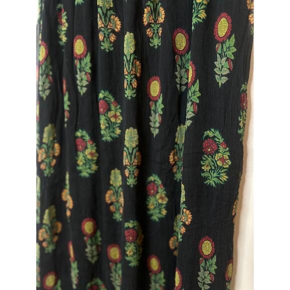 Nightcap Whimsical Silk Lined Whimsigoth Floral Skirt Size 1 Boho Festival Smock - Picture 3 of 10